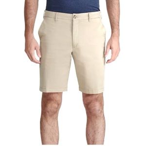 IZOD Men’s Shorts Light Gray Khaki Saltwater Stretch Chino Shorts Size 38